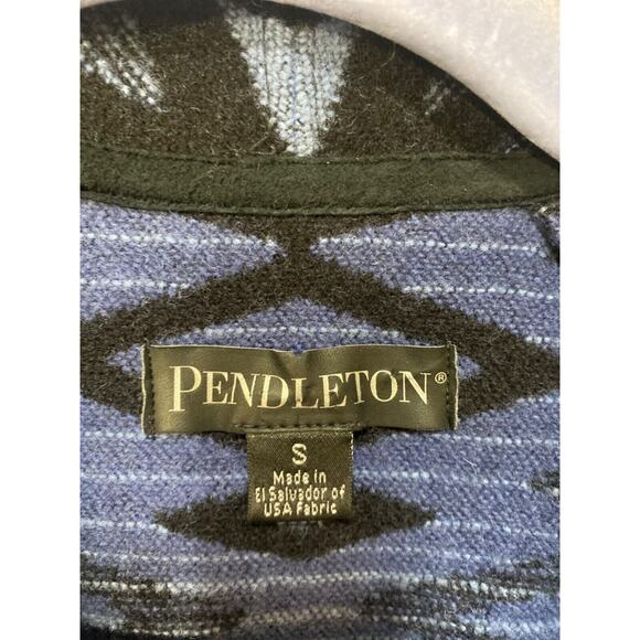 Pendleton Wool Vest Southwestern Design Women's S Concho Accents - Picture 6 of 9